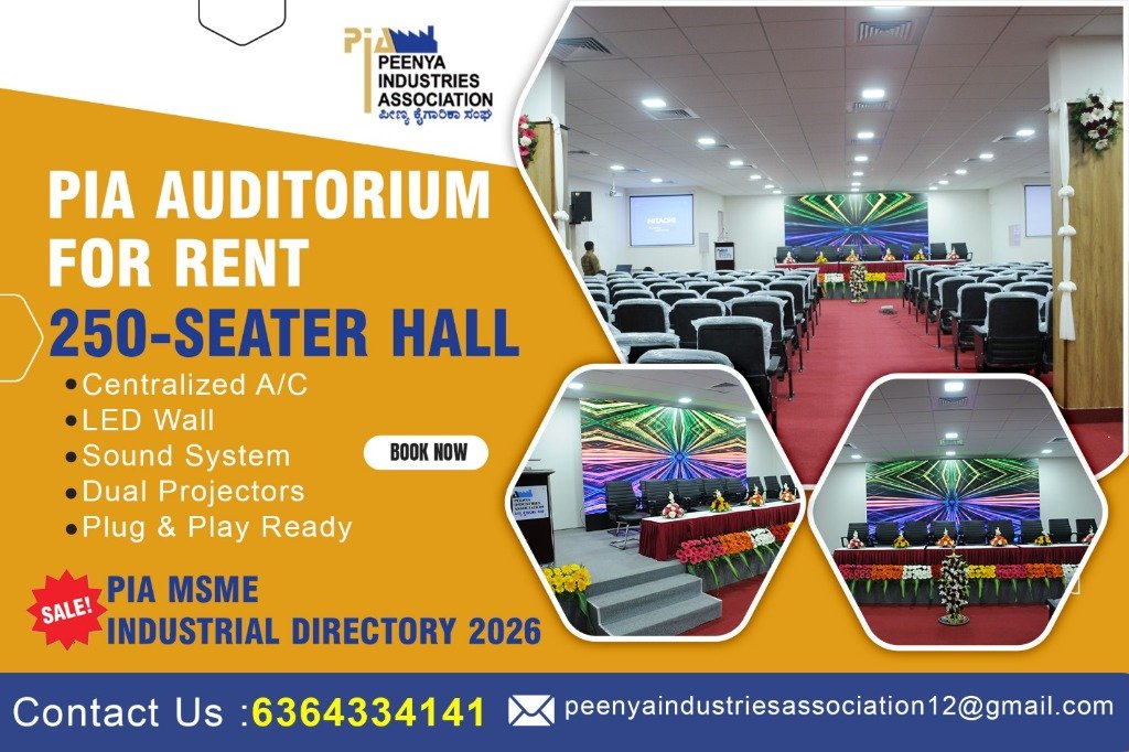 PIA Auditorium for Rent - 250 Seater Hall